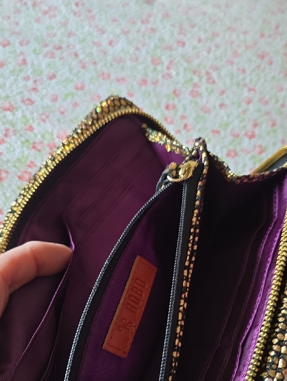 Purple Zip-Around Wallet Clutch - HOBO